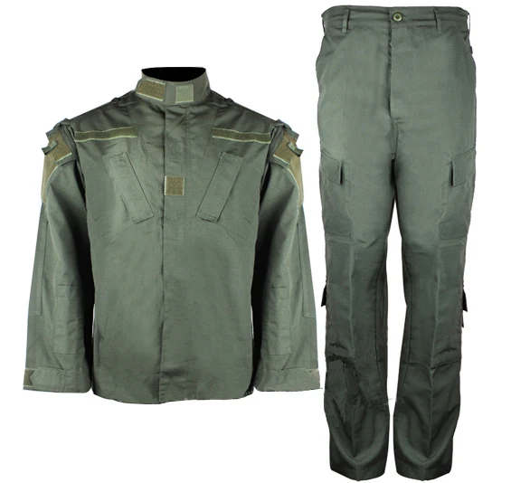 

Hunting Combat ACU dark green digital Camo Uniform Shirt & Pants Suit, As picture