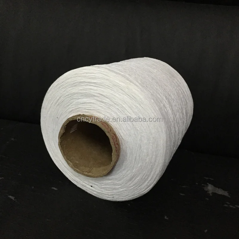 
factory producing regenerated cotton polyester bleach white 12/1 sock yarn 