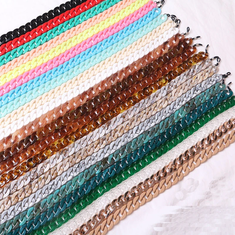 

Pinkycolor Plastic Acrylic Sun Glasses Hanging Chain Sunglasses 2019 Reading Glasses Eyewear Chain Holder, 22 colors for your choosing