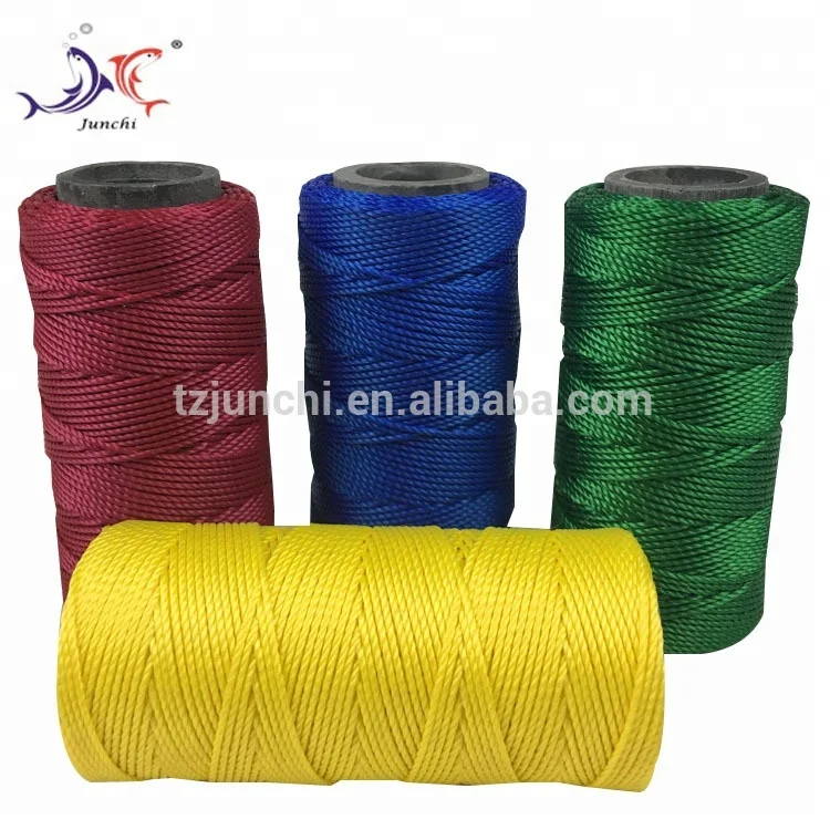 Hot Sale High Tenacity White Nylon Pp Twine Weaving Nets Crafts