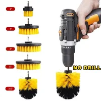 

4 Pcs 2''/3.5''/4''/5" Inch Electric Scrubbing Bathroom Revolver Drill Brush