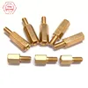 High Quality M3-M6 Single head hexagonal even teeth copper column Circuit board single head brass bolt