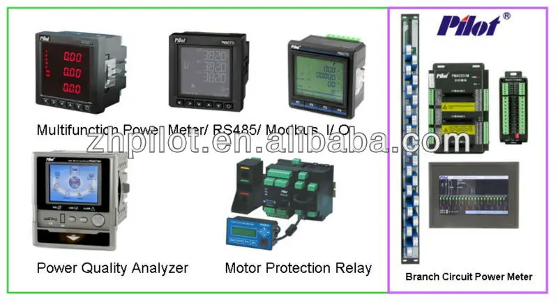 PILOT PMAC770 Multifunction RS485 / TCP-IP / Bacnet Power Meter Energy ...