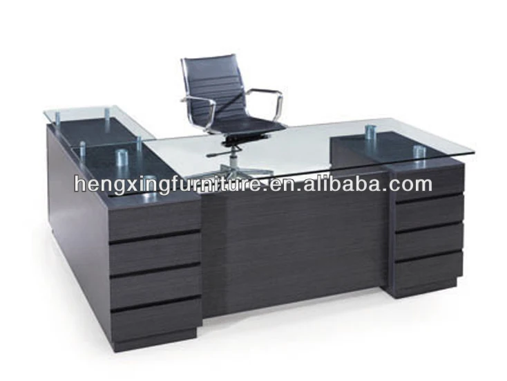 Hx 4103 Glass Executive Table Mdf Office Furniture From China On Alibaba Com