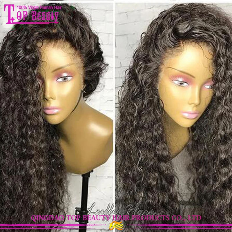 

150% density virgin european hair wig new design loose curly kinky curly wigs 20inch cheap gluless wig curly wig, N/a
