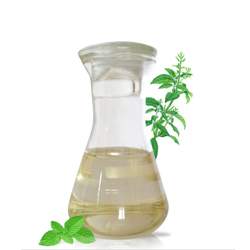 

100% Pure and natural USDA Organic ISO Certified peppermint essential oil, Light yellow color