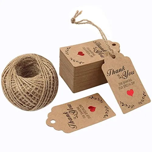 Thank You From The New Wedding Paper Tags Craft Foil Hang Tags-SH4_15BG