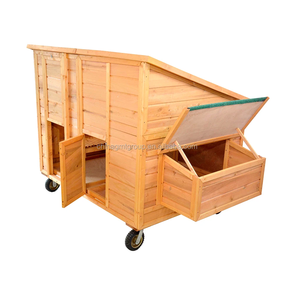 Wholesale Large Waterproof Wooden Chicken Coops Hen House Public