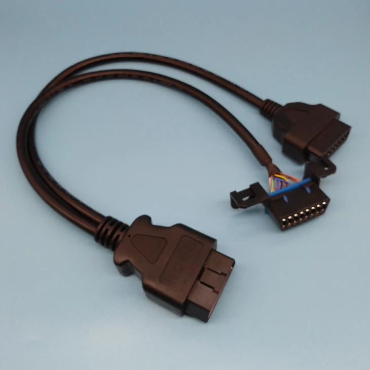 product 14 pin rp1226 male obd2 diagnostic cable pvc insulated heavy duty wiring harness for vehicles machines electronic applications-4