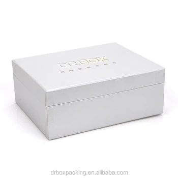 2017 China Wholesale Custom White Hinged Box Big White Storage