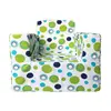 Folding Kid Sofa Bed Foam Single Sofa Chair With color Polka Dots
