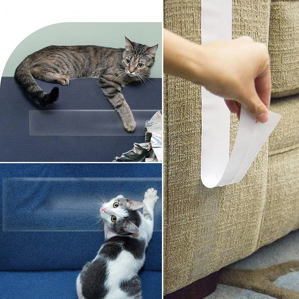 Double Sided Sticky Antiscratching Cat Deterrent Training Tape For