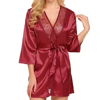 

Women lace transparent sleepwear sexy nighty for honeymoon