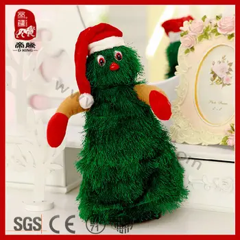 singing plush christmas tree