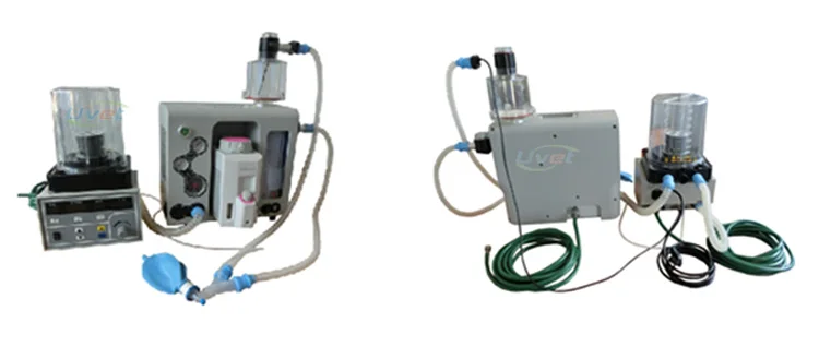Veterinary hospital animal medical portable anesthesia machine with ventilator bellows