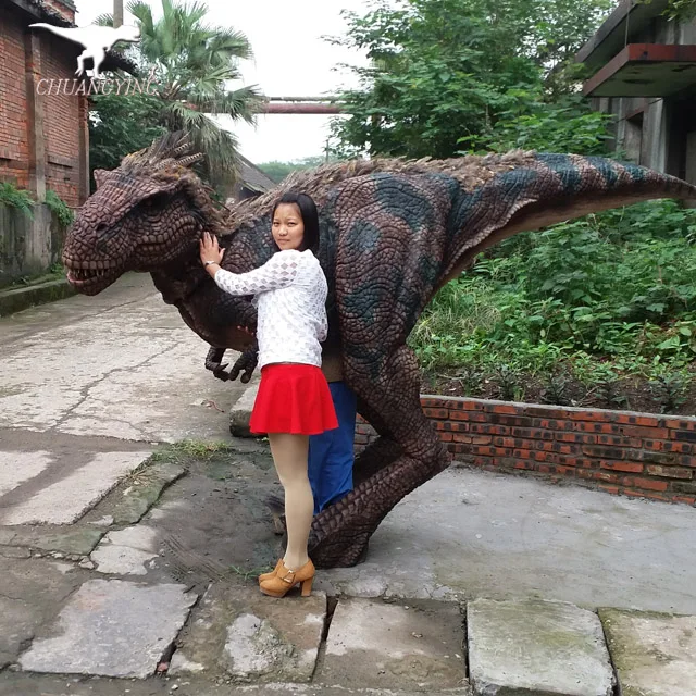 

High-tech realistic high quality dinosaur costume, According to customer's requirement