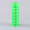 Multi-purpose Use Clear Plastic Bead Storage Container jar with Rounded Screw-Top Lid