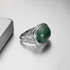 Top Quality Traditional Malachite Rough Beads Rings Wholesale Price