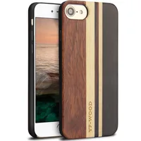 

Natural Real Wood Mix Wood Phone Case Anti-fall Mobile Shell for iPhone 7/8