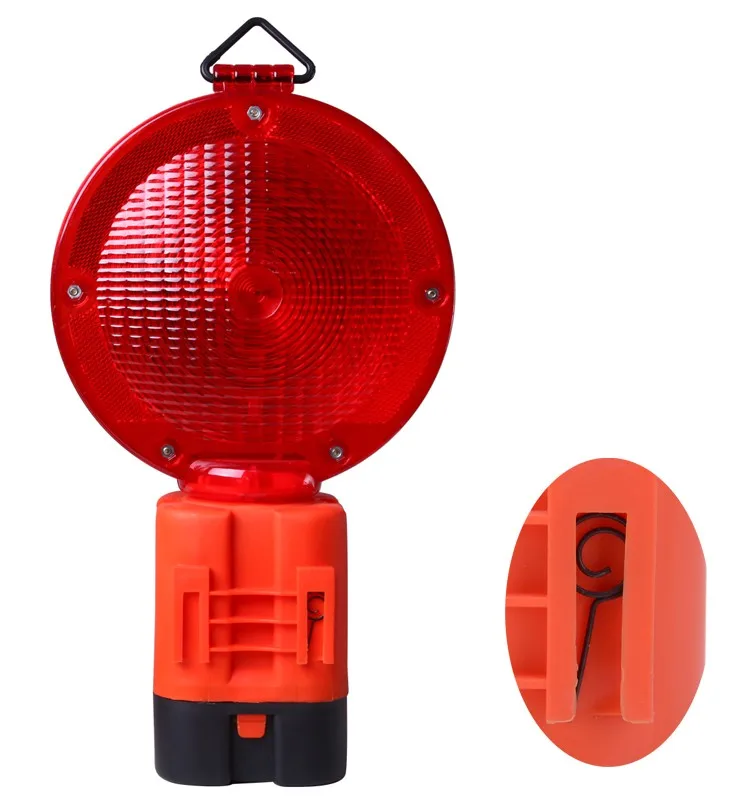 Single Battery Operated Road Hazard Emergency Flashing Warning Light