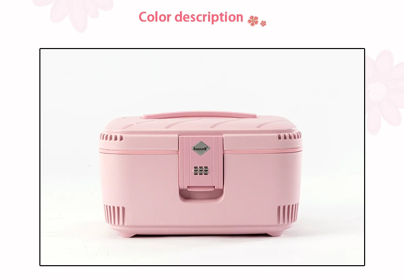 BUBULE China New Products PP 14 "Makeup Box Cosmetic Case