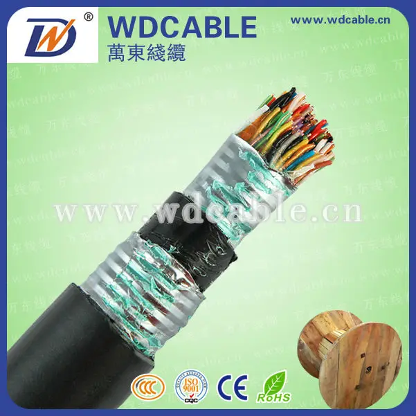 0.64mm 22awg Armoured Underground Jelly Filled Cat5 Direct Burial Cable