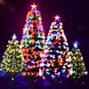 Best Selling Modern Outer Decoration 6Ft 7Ft 8Ft Fiber Optical Christmas Tree Lighting