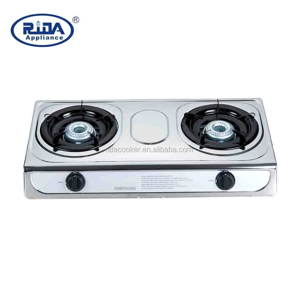 China Cheap 2 Burner Gas Stove Table Top Cooktops Gas Stove Gas