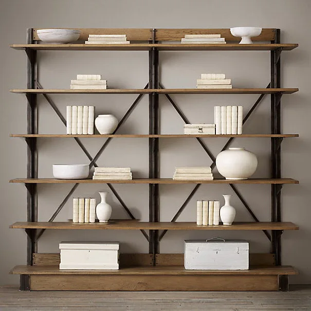 American country style pine bookcase shelf bookcase shelf