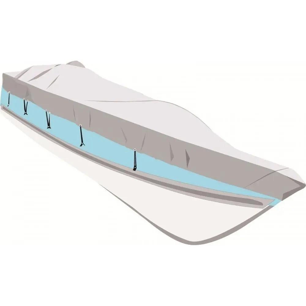 
Lightweight 600D Full Size Motorboat Boat Cover 