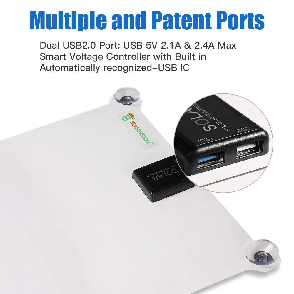 
Portable 5v 13w Flexible Solar Panel Cell Power Battery Charger Portable Outdoor Camping 