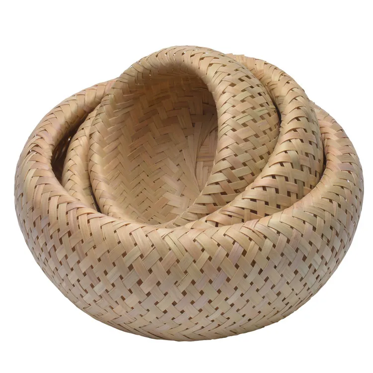 Natural Food-safe  fruit storage  bamboo basket