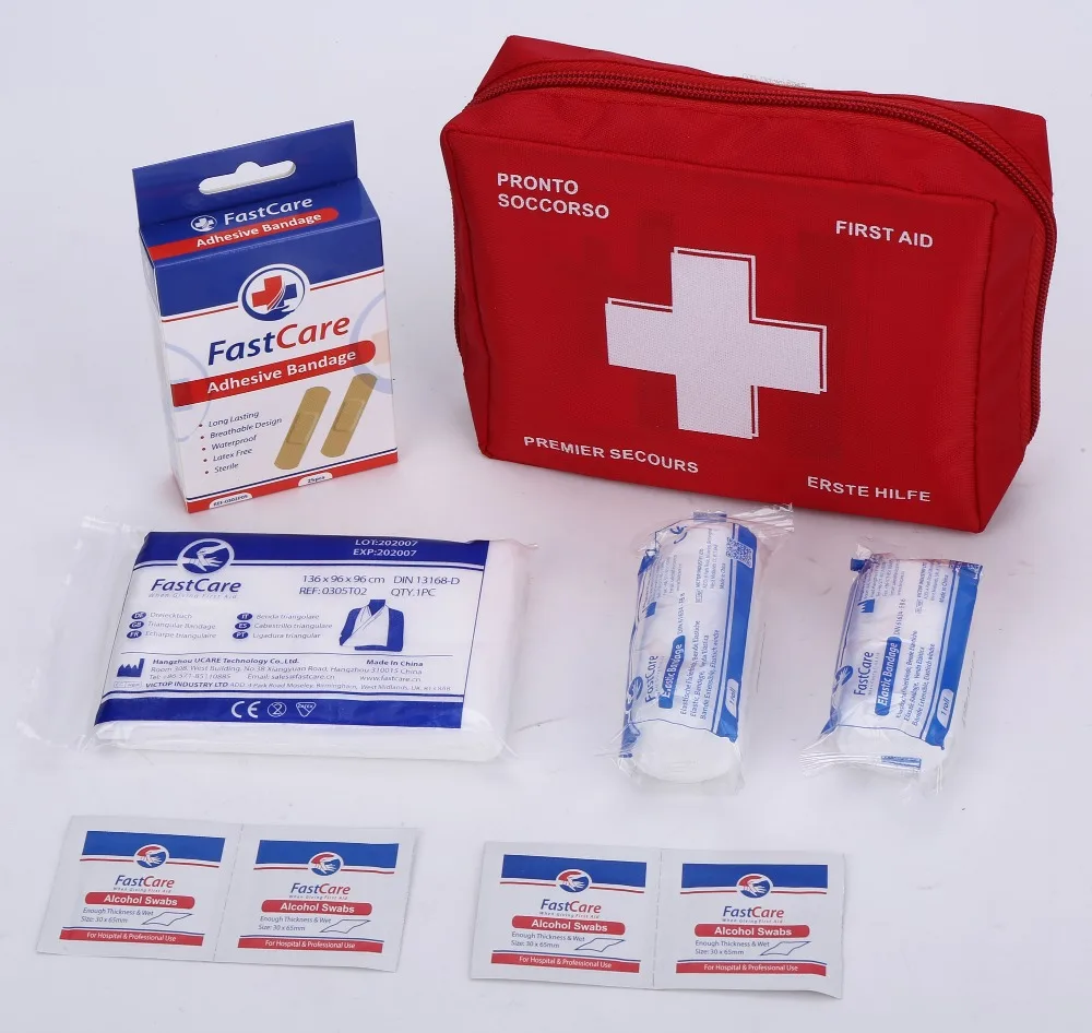 
compact custom plastic waterproof first aid box first aid kit with supplies 