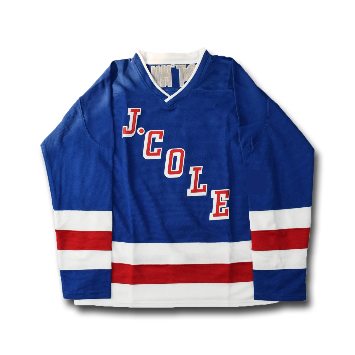 

Forest Hills #14 J.cole Blue Hockey Jersey, N/a