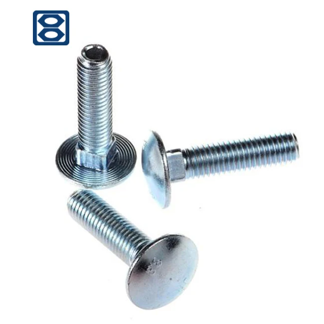 
BaFang full threaded carbon steel carriage bolts DIN603 