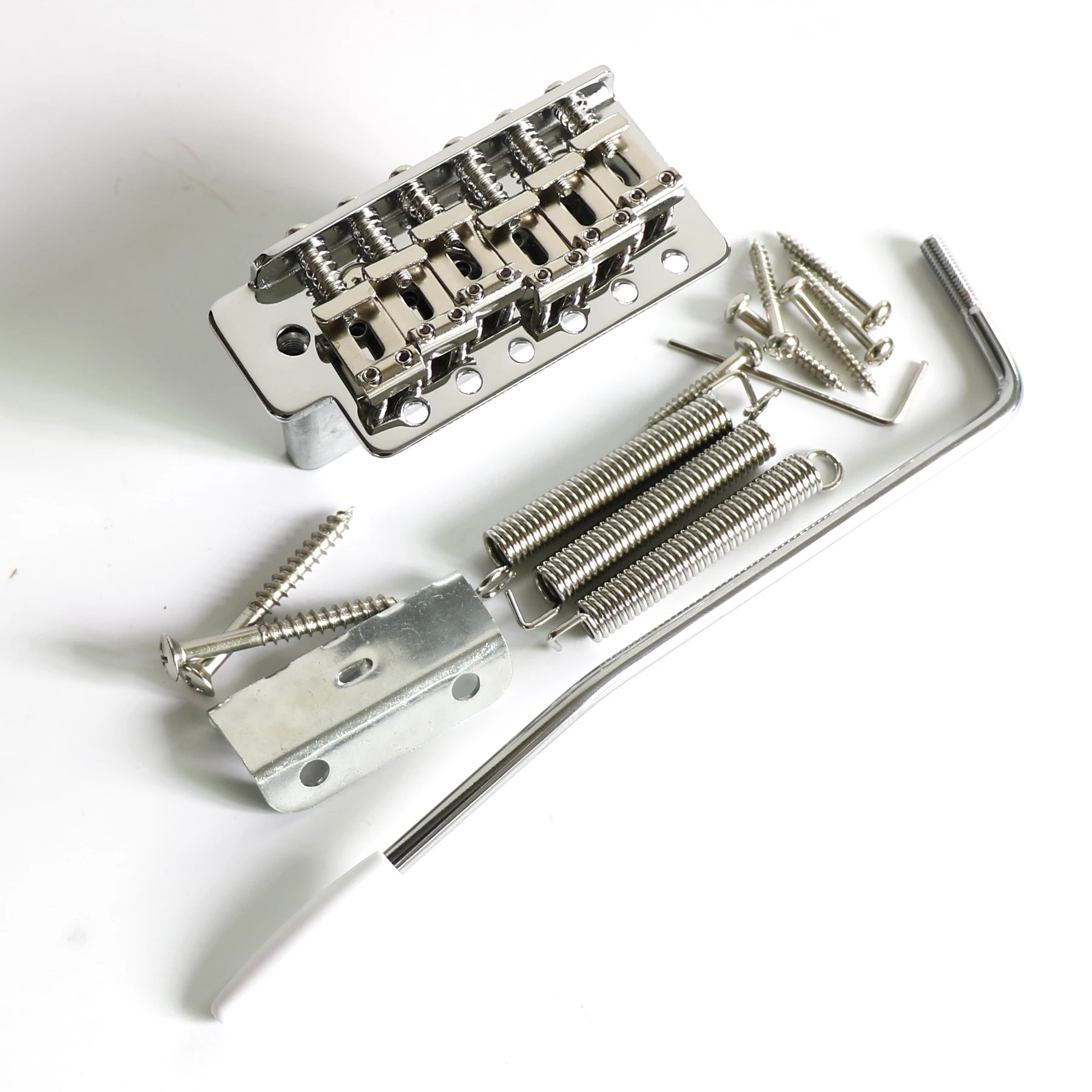 

Chrome vintage saddle guitar tremolo bridge for ST electric guitar diy kit parts