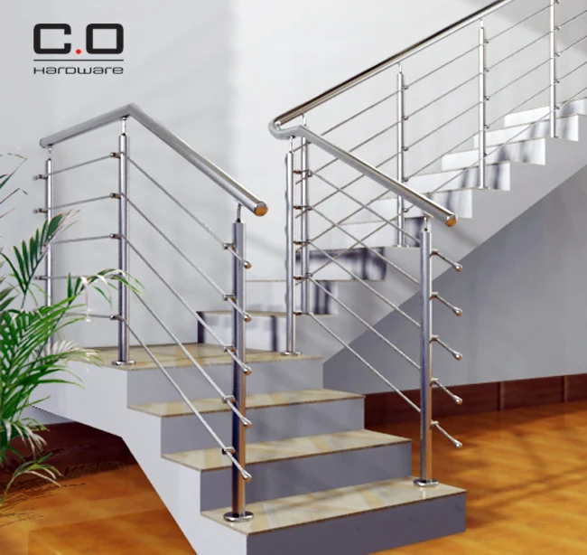 Stainless Steel Stair Cross Bar Railing Post Balustrade Handrail ...