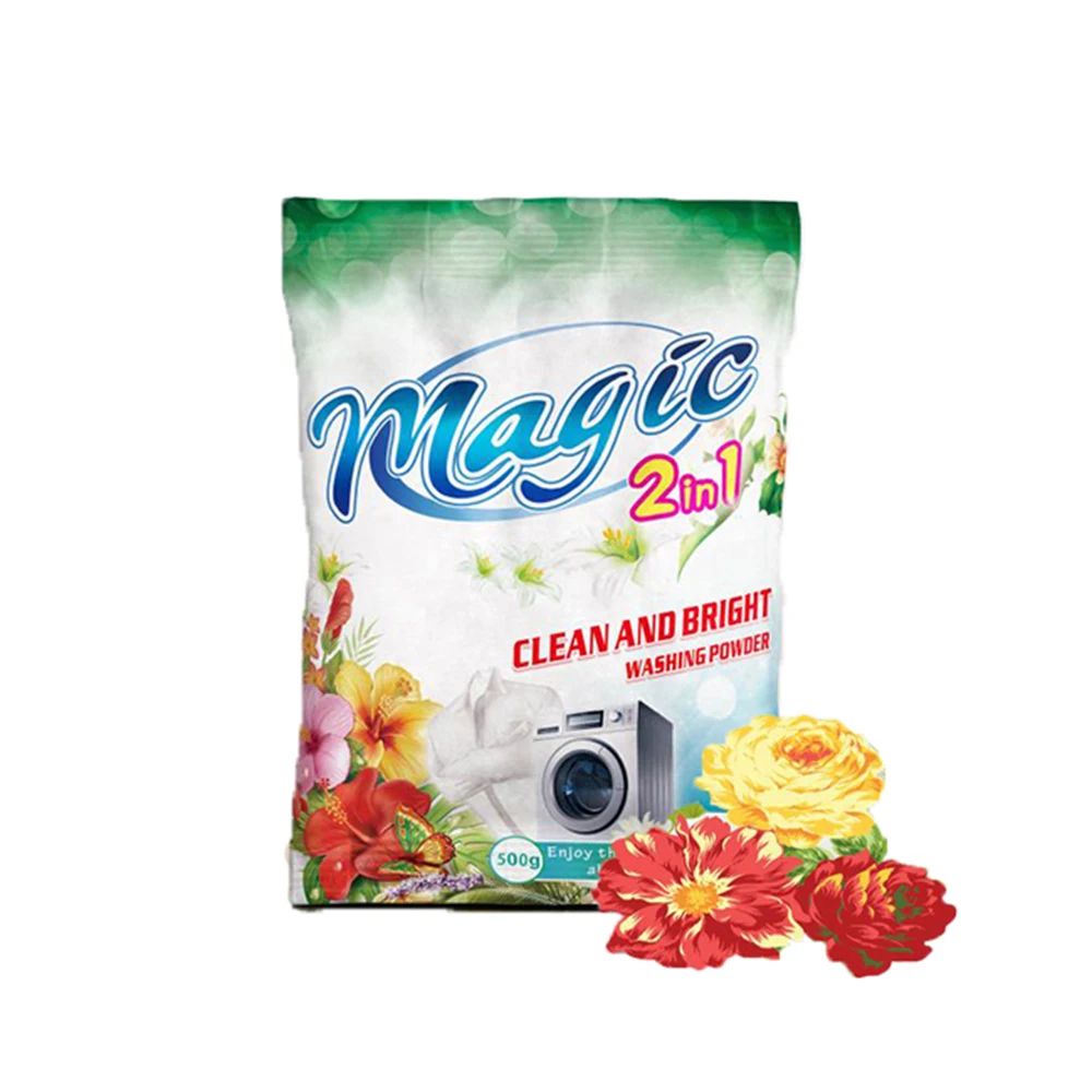 

Washing Powder New Arrive 500g Laundry Bag Detergent 6Active matter Eco-Friendly