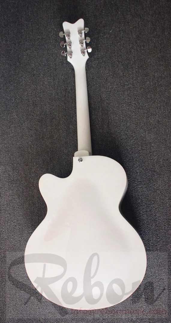 Weifang Rebon 6 String Hollow Body Bigsby Tremolo Electric Guitar In