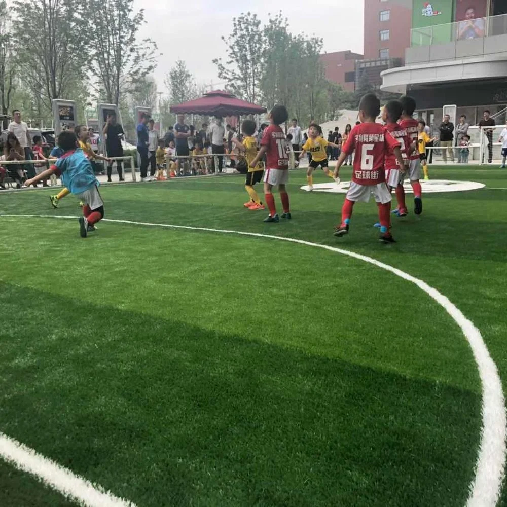 

55mm artificial turf football field synthetic grass carpet for soccer fields, Green