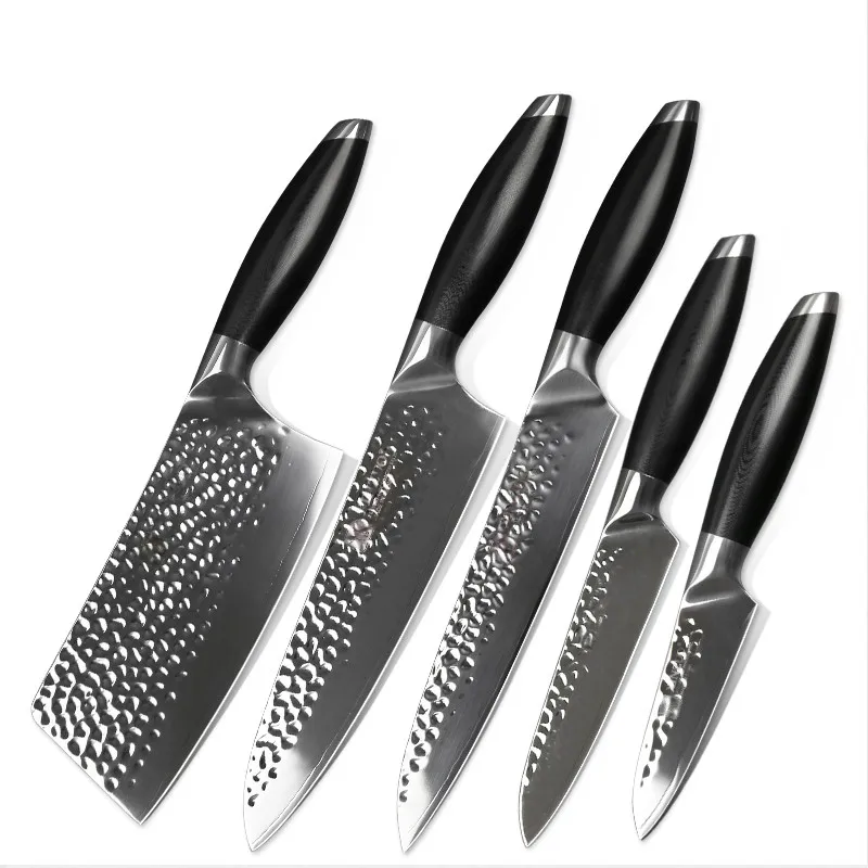 

5pcs composite high carbon stainless steel kitchen knife set