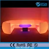 remote control modern design led illuminated light up inflatable sectional sofas for nightclub