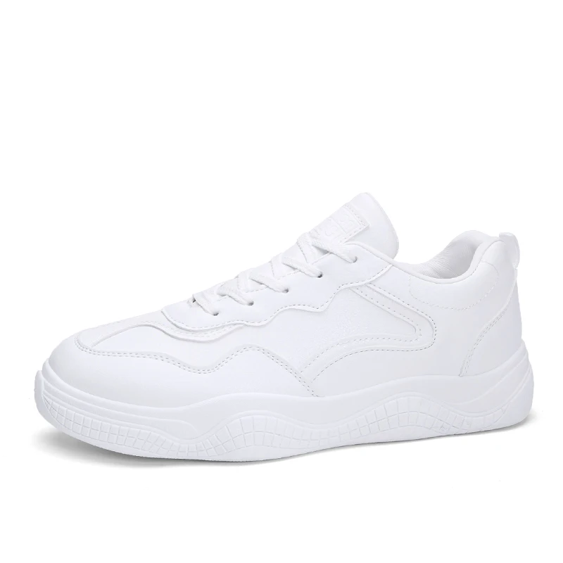 

Comfortable anti slip white sport shoes wholesale man shoes athletics running shoes