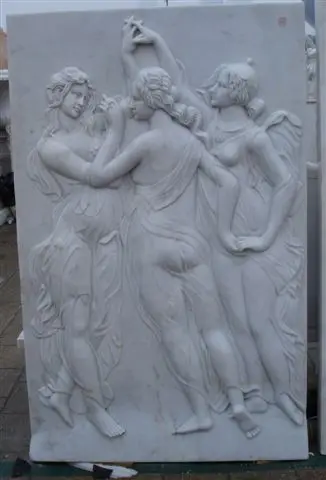 
Nice decoration hand carved wall pattern sculpture marble stone relief carving 