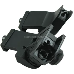 Funpowerland Offest 45 Degree Back Up Iron Sights A2 Style for Rapid Transition