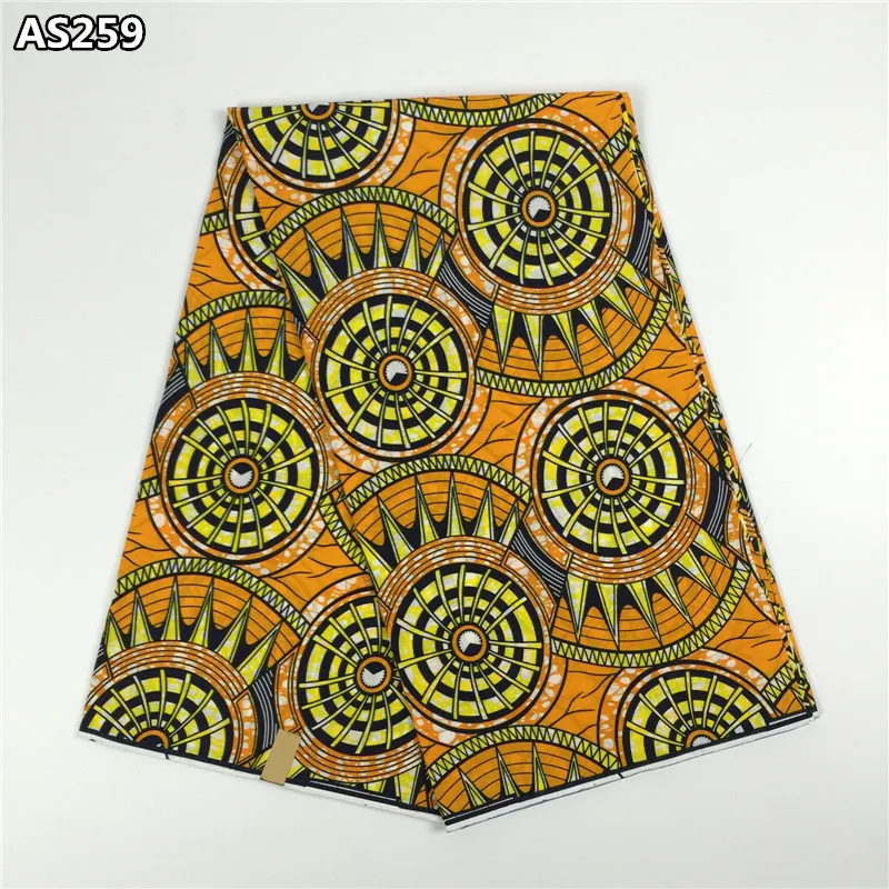 

2016 100% Cotton New Model African Super Wax Printed Fabric For Making Dress AS259, Customized