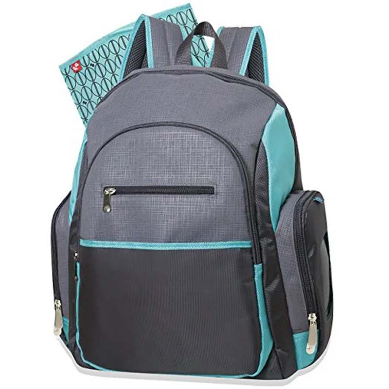 teal diaper bag backpack