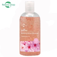

Private label skin care sakura extract whitening shower bath gel