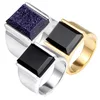 valentine's day present men ring White gold platinum plated cheap price fashion wholesale black stone rings for men