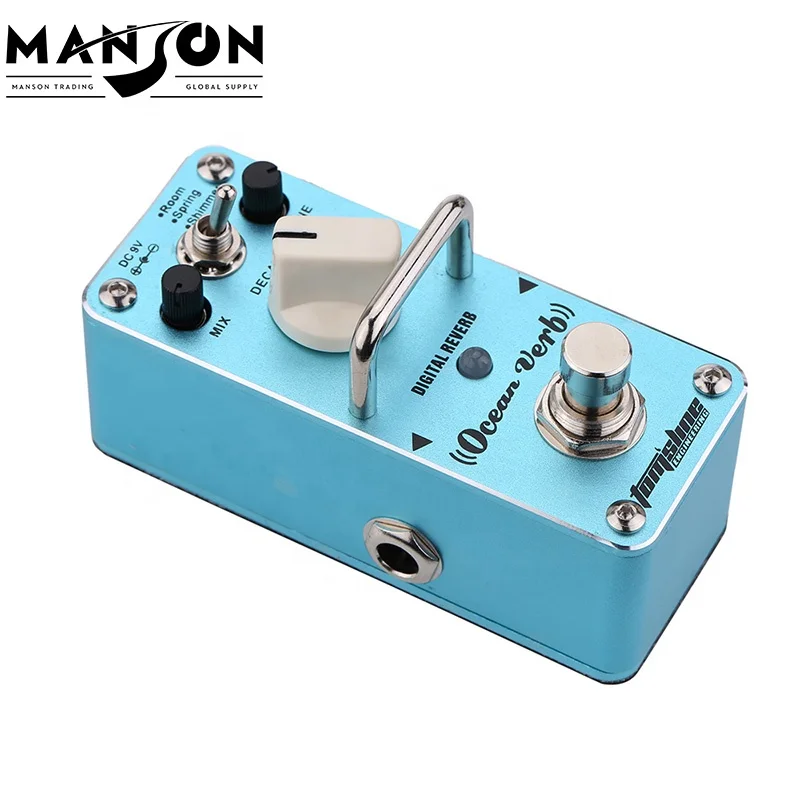 

AROMA Ocean Verb Guitar Pedal Digital Reverb Guitar Effect Pedal with True Bypass Guitar Accessories